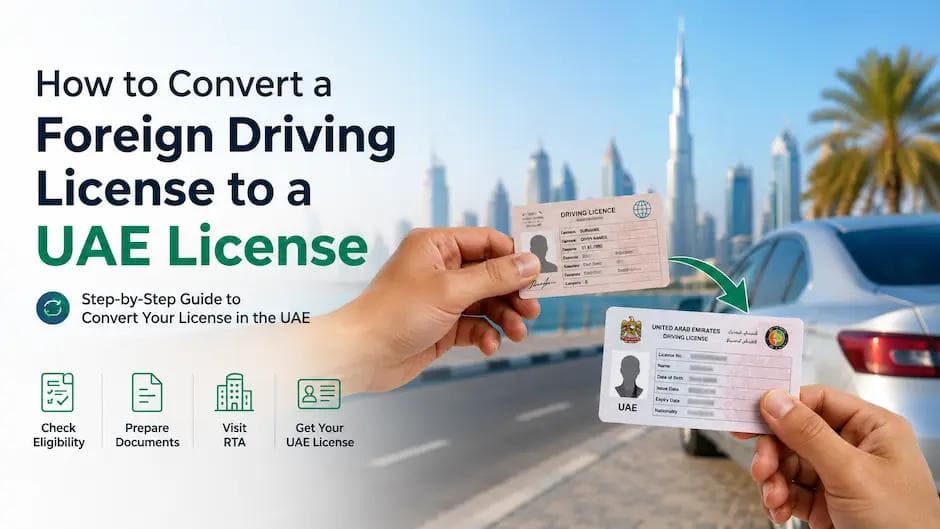 How to Convert a Foreign Driving License to a UAE License