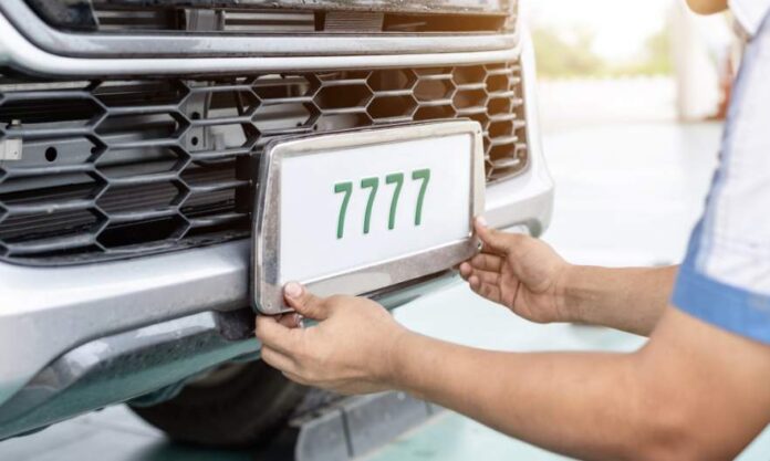 apply for lost number plate in dubai