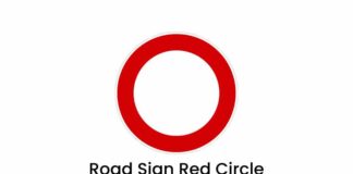 road sign red circle meaning