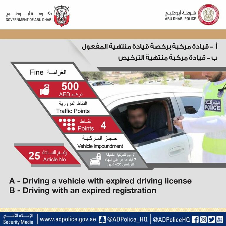 driving-with-expired-license-in-uae-fines-and-penalties